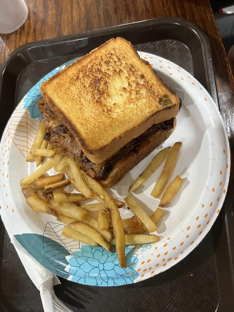 Brisket Sandwich with Fries